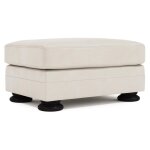 Foster Leather Ottoman Without Nails