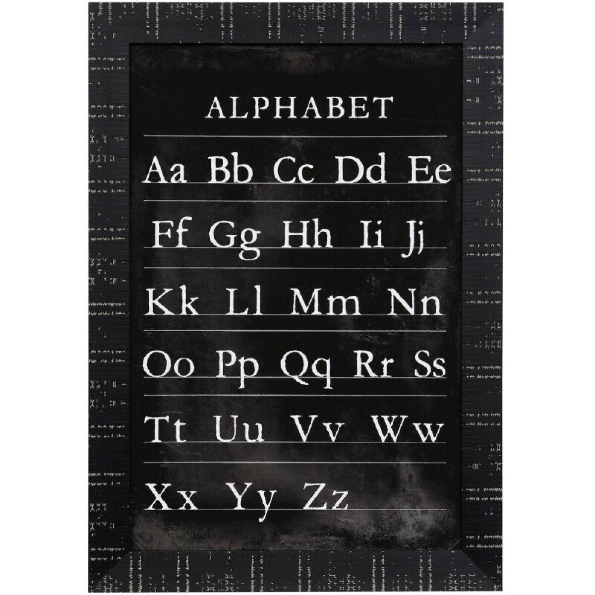 bfab6579453555da76836ec6746cde35 Alphabet Framed Print Under Glass - Image 1