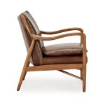 Kiannah Club Chair - Barrel Brown - Image 4