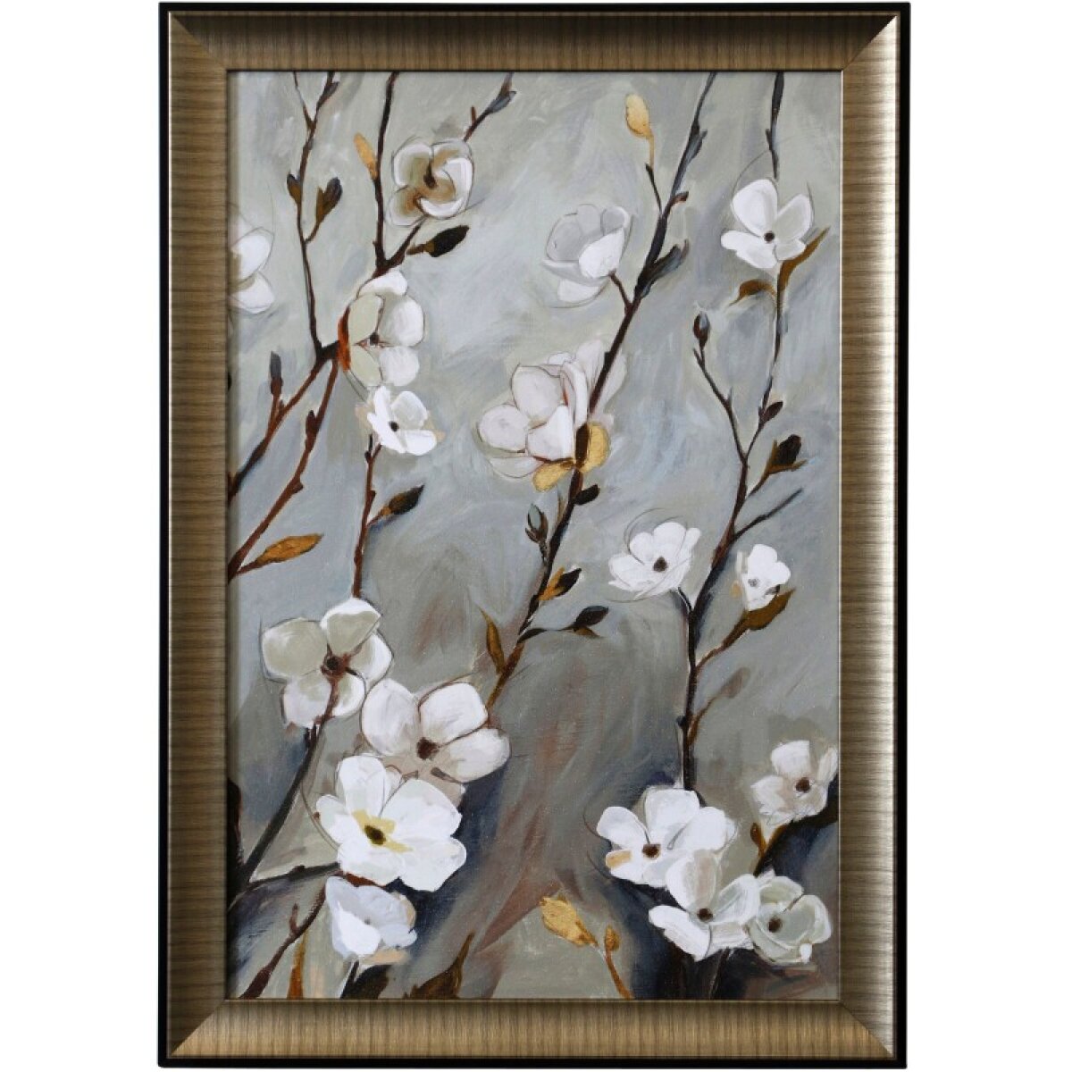 c003d96ccac3dddb022645bd13c0c38b Blossoming Up Ii Textured Framed Print - Image 1