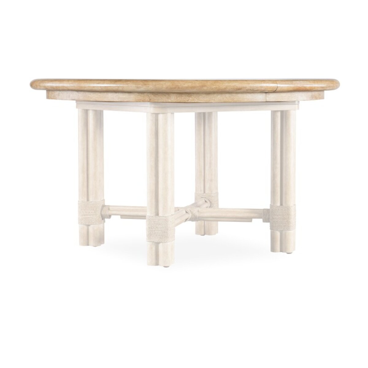 c0170df78ba59df589c93999f6a6e04e Casual Dining Retreat Pole Rattan Round Dining Table Top - Image 1