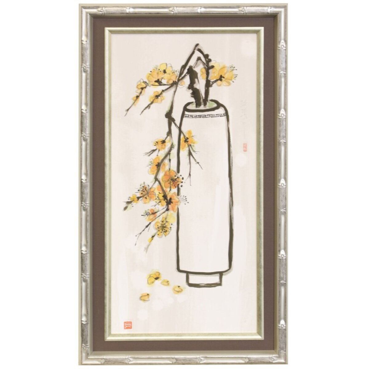 c0851f6529c78e50591c41f0f9d3a00e Japanese Bloom Ii Dann Foley Framed Print Under Glass - Image 1