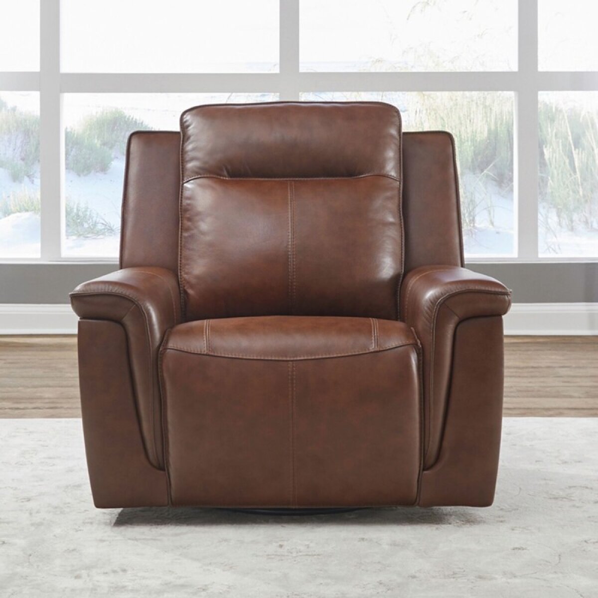 c0973665b49cf59315eea6b205c244cf Avery SG Recliner P2 - Cognac - Image 1