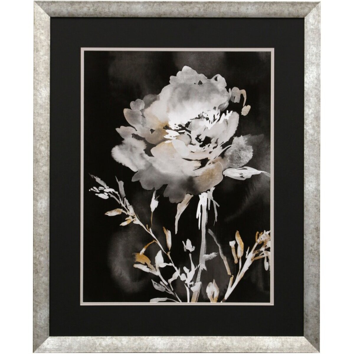c0e329aaf95175c1189b57e0b8580825 Moody Floral I Framed Print Under Glass - Image 1