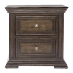 Big Valley 2 Drawer Night Stand w/ Charging Station - Image 4