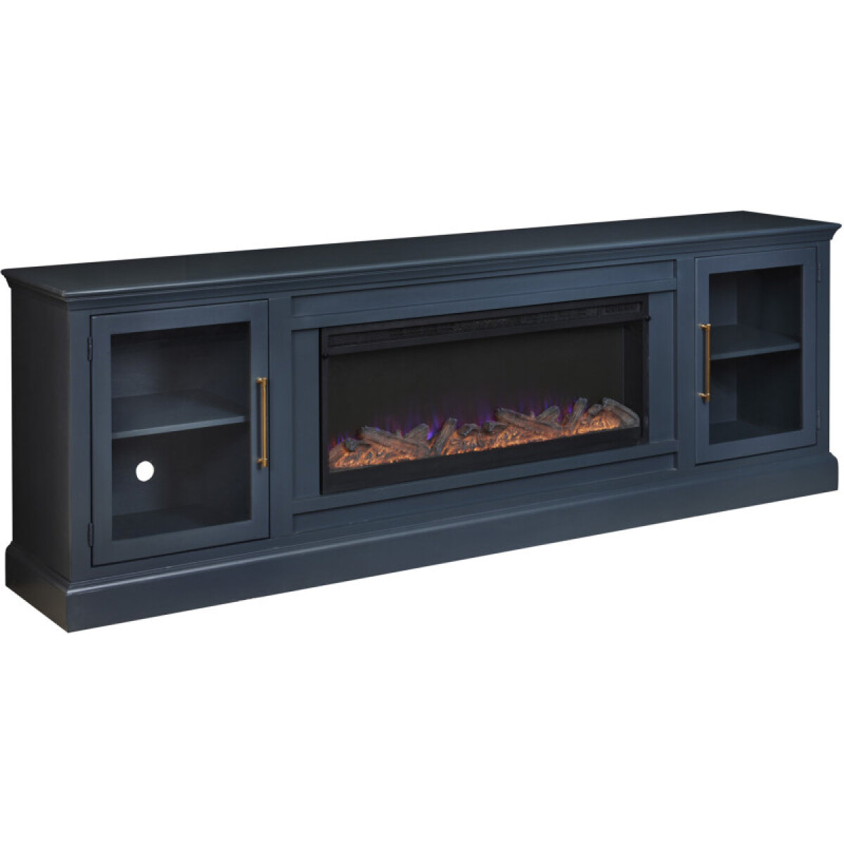 c13e5442cad08d3471f7245648fe02c1 Byron 98" Fireplace Console - Image 1