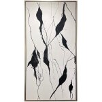 Rippling I Framed Canvas Art | Hand Painted Abstract | 1.5 Inch Frame