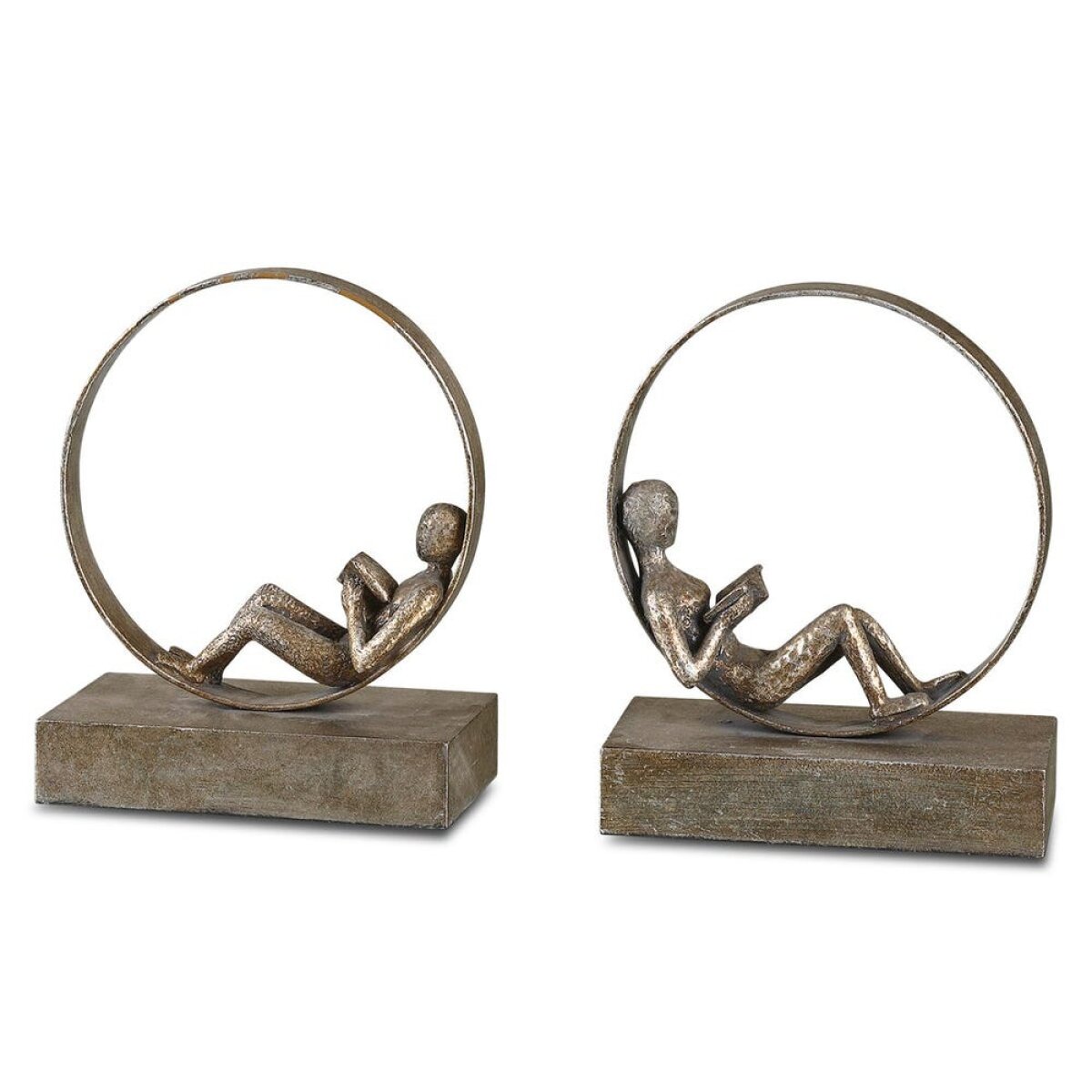 c1959f6b266795a5b16318e9797afa0f Lounging Reader Bookends, S/2 - Image 1
