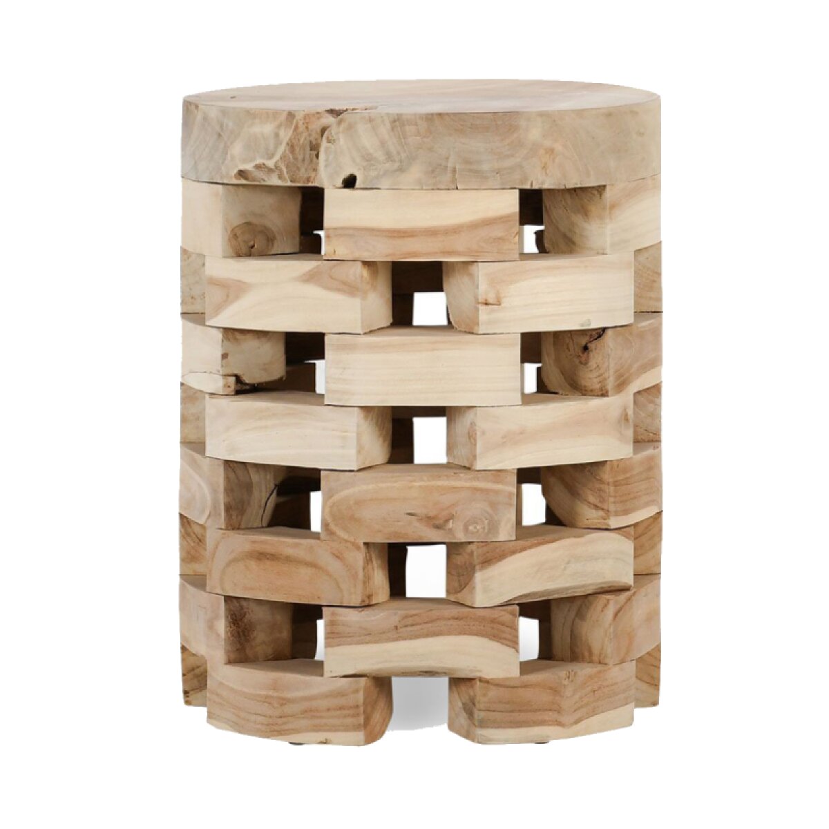 c1a0bb57911541dbbfd905ae3340c016 Dacosta Solid Wood Round Accent Table - White Wash - Image 1