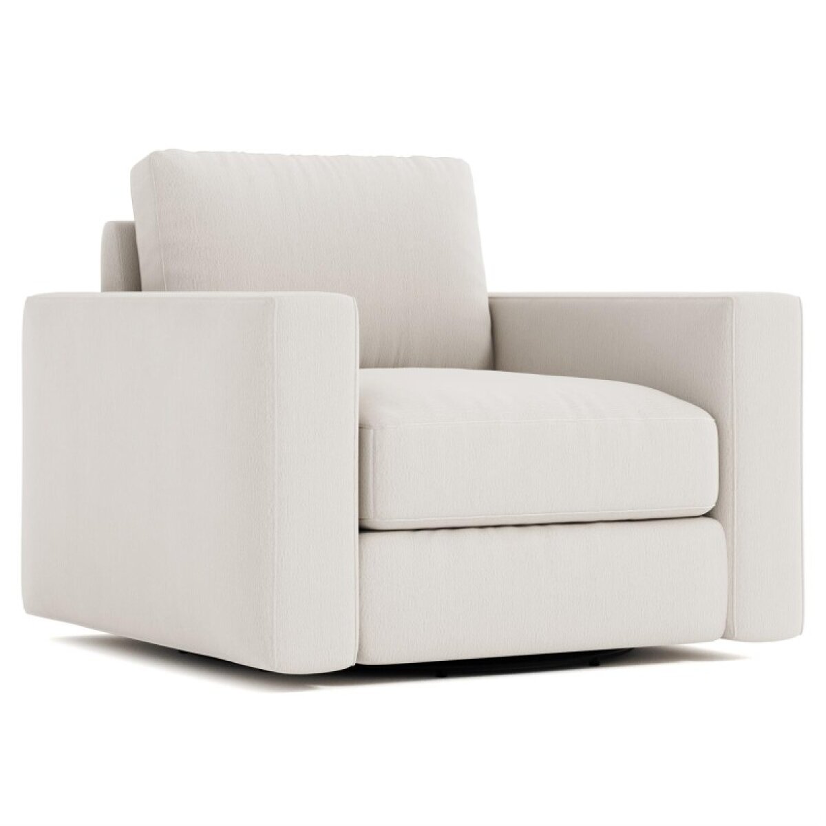 c1ceb1b998ed1e8cdc4fff0c0a963cf1 Dawkins Fabric Swivel Chair Without Pillows - Image 1