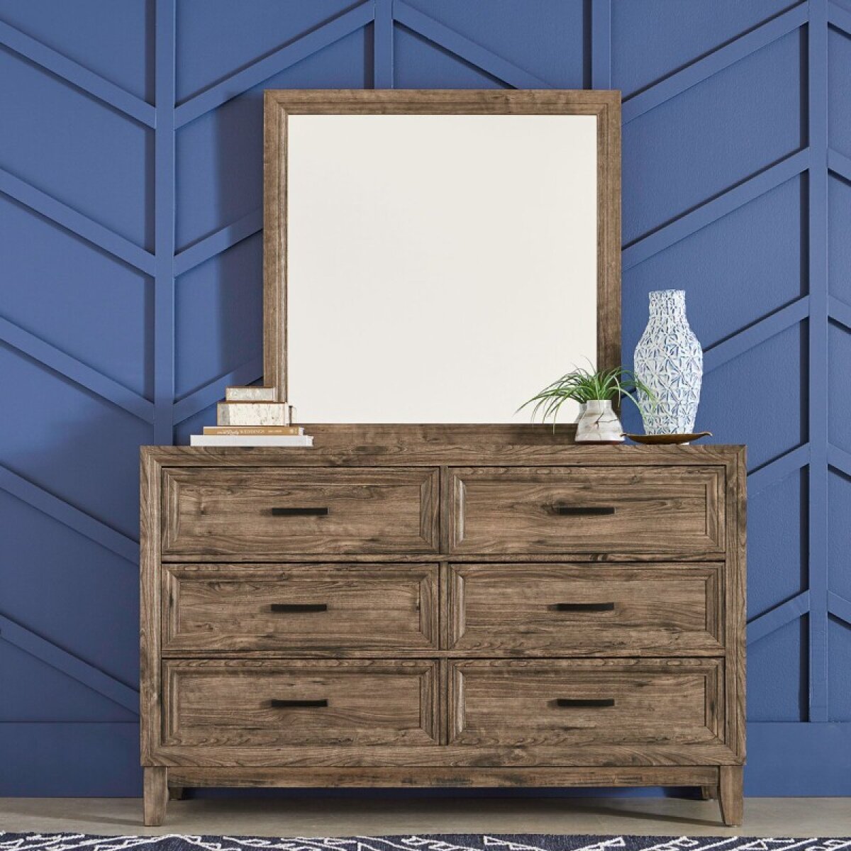 c248c65ed441171886d3ca576e331379 Ridgecrest Dresser & Mirror - Image 1