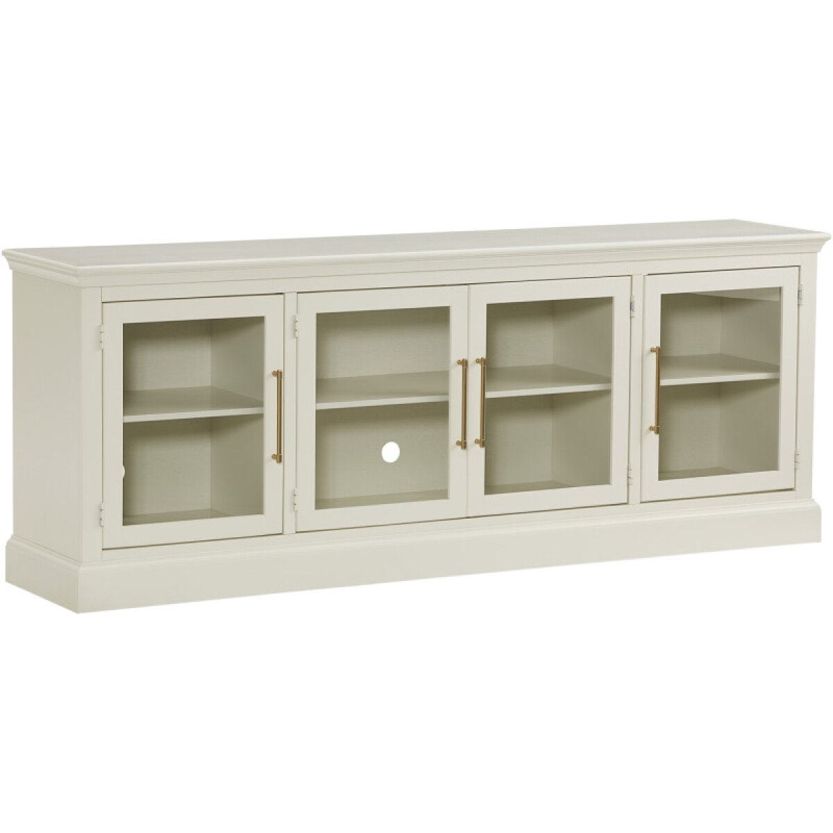 c24e8f8838ac3e5804531350e08a4843 Byron 84" Console W/ 4 Doors MBB1260-BLK - Image 1