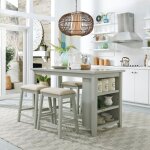 Brook Creek 5 Piece Counter Set