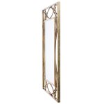 Antique Gold Metal Wall Mirror - Image 3