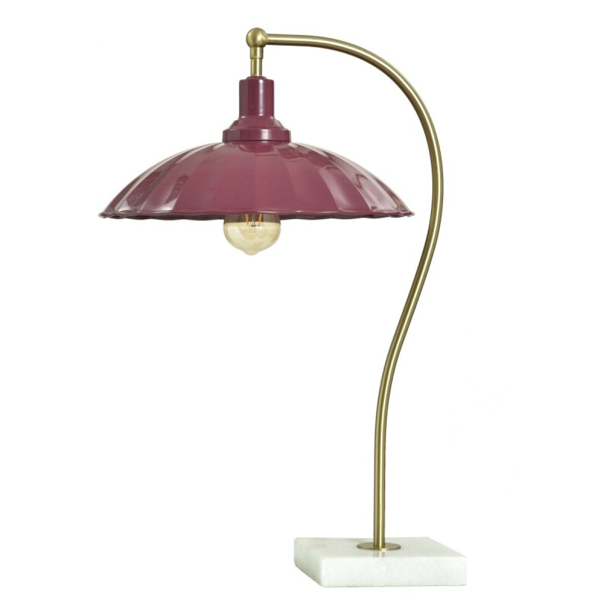 c33fc3924dbcf8f188e55663f936d8f2 Penelope Tamara Day For Stylecraft Brass Table Lamp With Metal Shade - Image 1