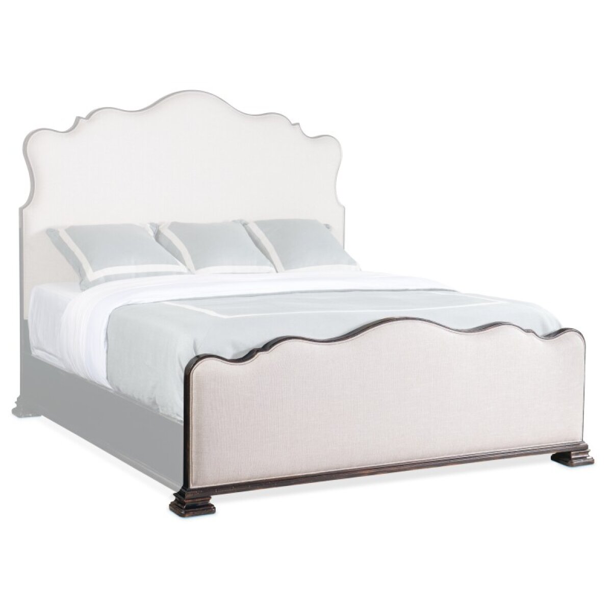 c3f80bd990c5e7c08882996ab33ac9bf Bedroom Charleston 6/0-6/6 Upholstered Footboard - Image 1
