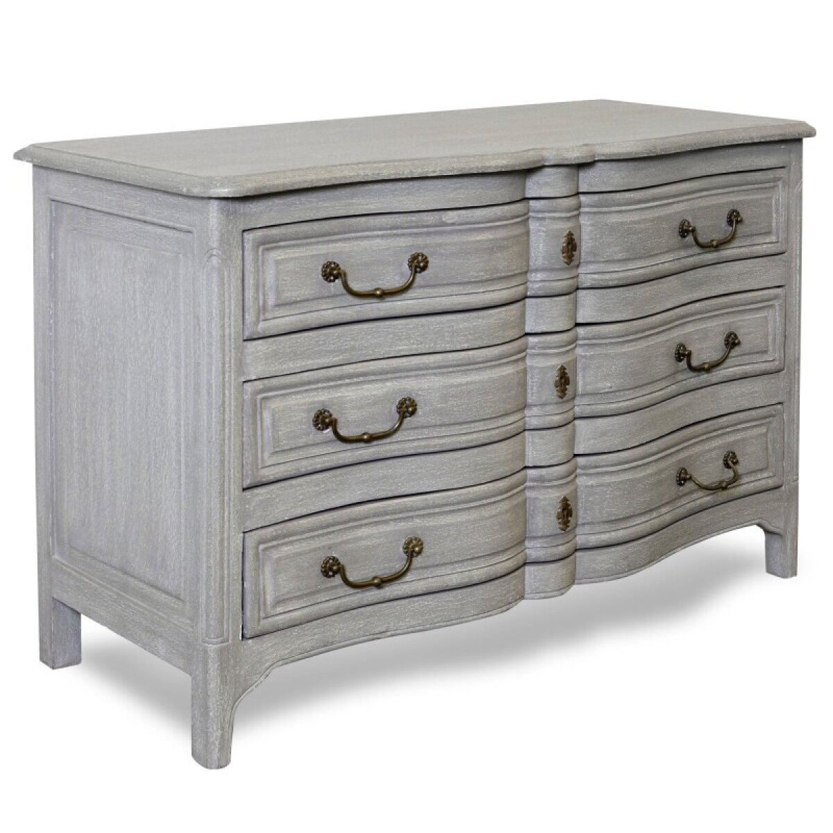 c420264183f1596ce4fe1b163fa353d0 Dann Foley Lifestyle Chalk Slate Gray Three Drawer Chest - Image 1