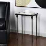 Austin Allen James Wires Petite Side Table Gun Metal Finish - Image 7