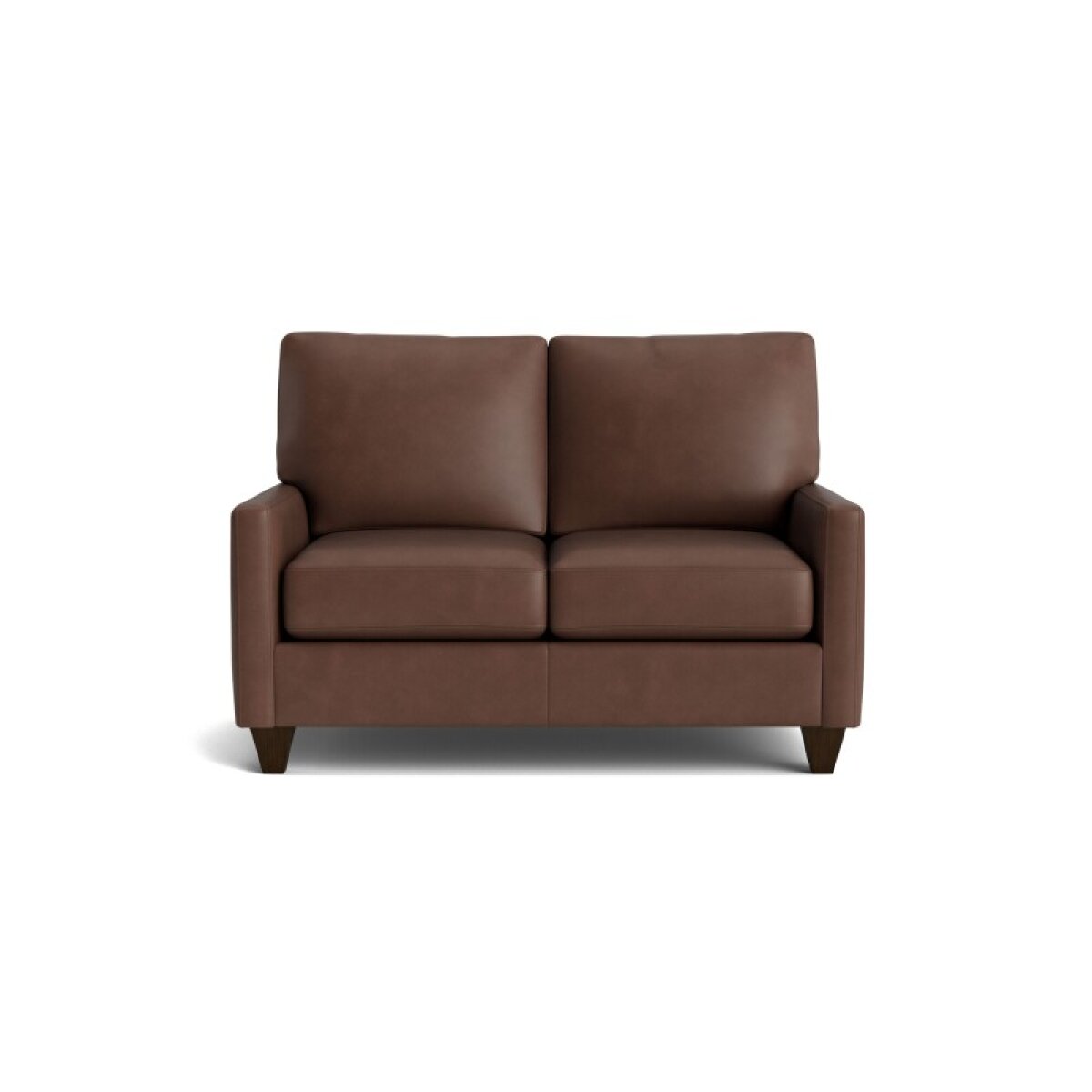 c597fbb36ea0c6270820f2f0594a7162 True Custom™ True CustomĀ® Leather Track Arm Loveseat - Image 1