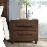 Jaxon Solid Wood 2dwr Nightstand - Harvest Brown - Image 13