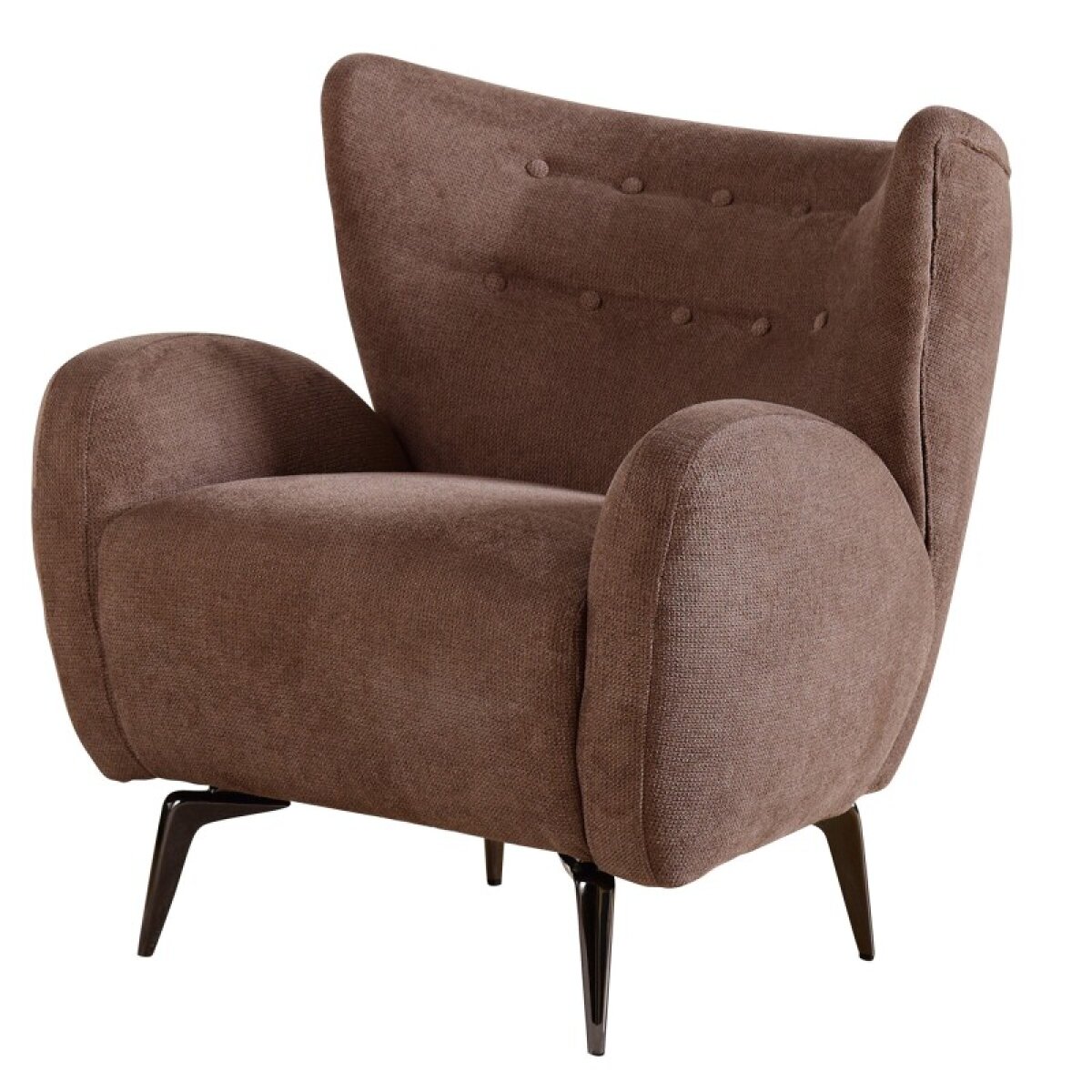 c6046c7cb58814200fd0f182991ec3f6 Espresso Dann Foley Lifestyle Mid-century Armchair - Image 1
