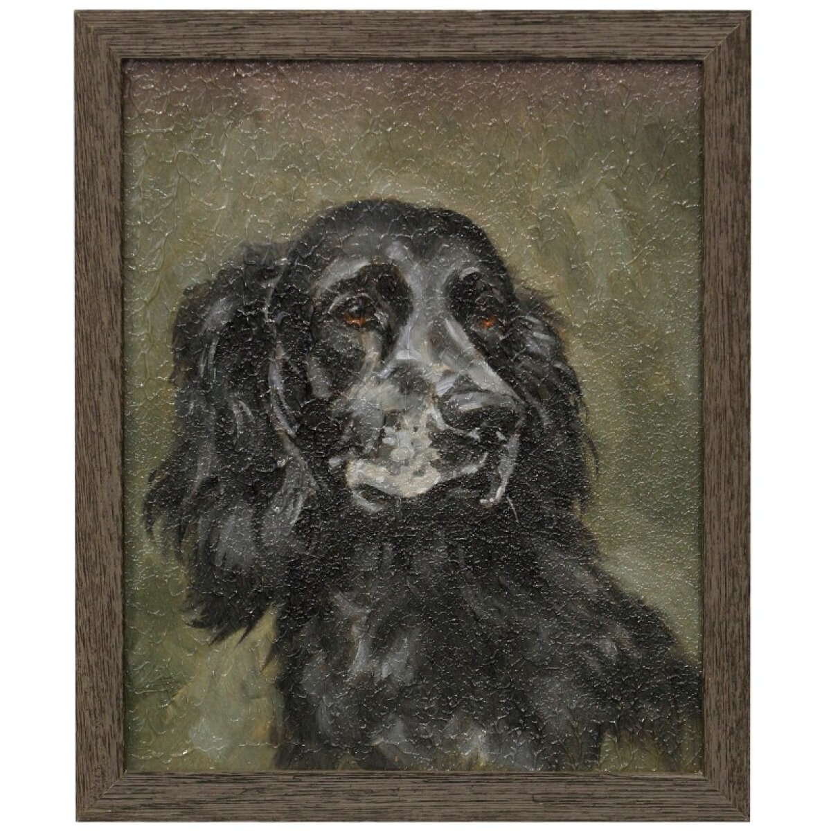 c621dc5ad2913db2ea93a103fd9e991b Dogs Textured Framed Print - Image 1