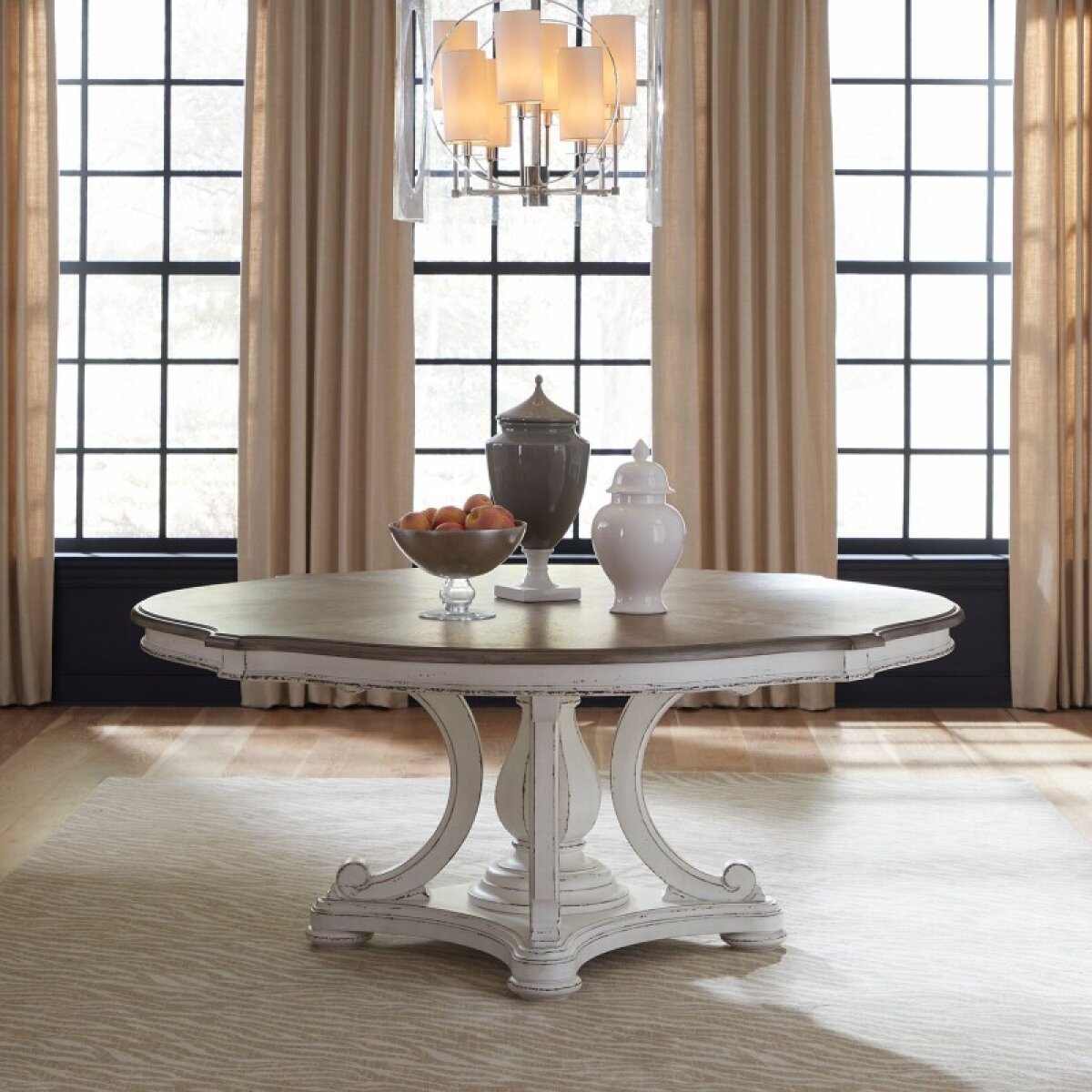 c62e1700ed50d81b006bf3ca4213a142 Magnolia Manor Round Table Set - Image 1
