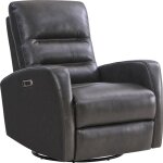 Ringo - Florence Grey Power Swivel Glider Recliner - Image 4