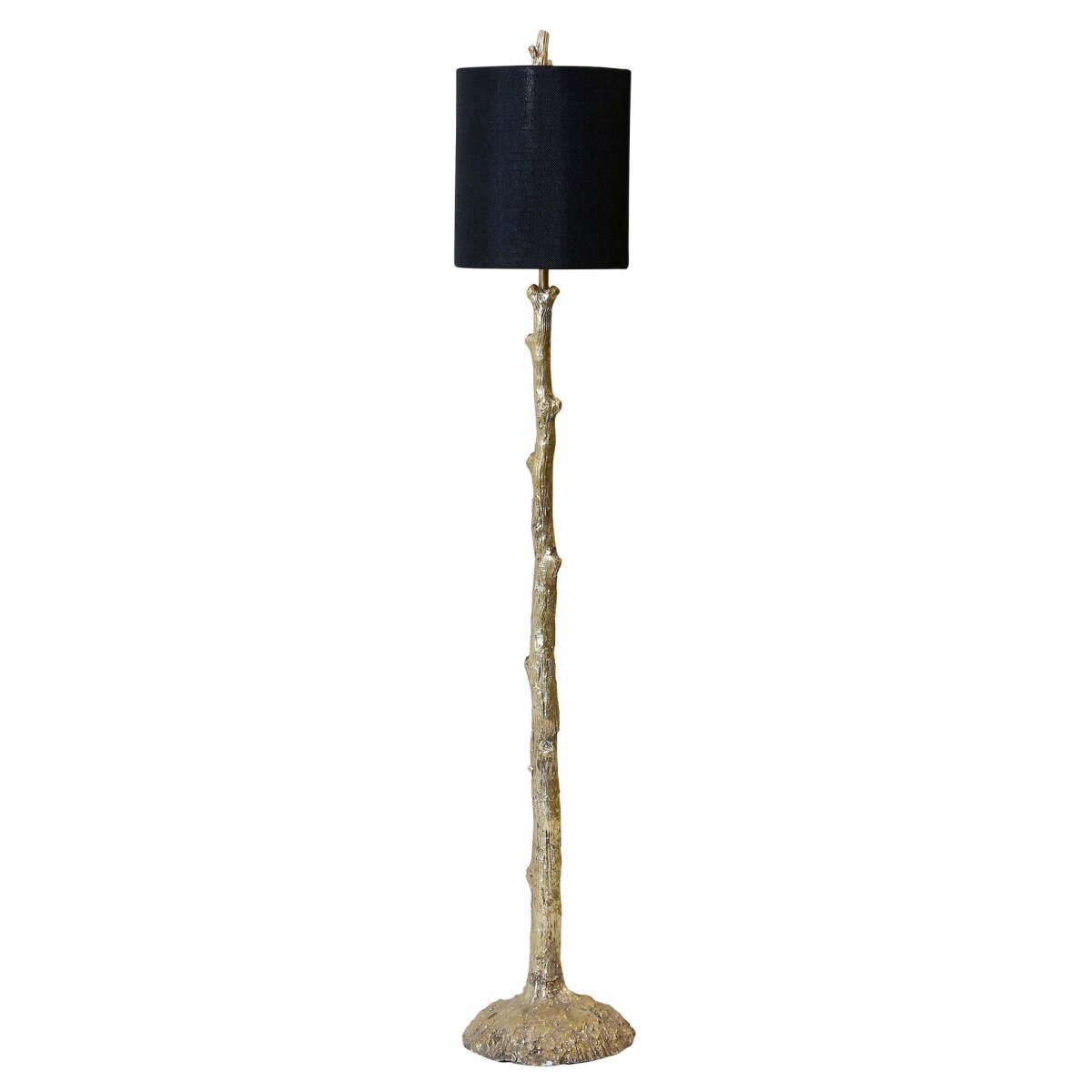 c664084a0bbcdedb10f51a77f966cf31 Arbor Table Lamp | Gold Leaf Finish On Resin Body | Hardback Shade - Image 1