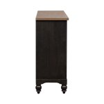 Americana Farmhouse 9 Drawer Dresser - Black - Image 5