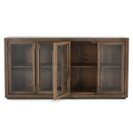 Bradley Solid Wood 4dr Cabinet - Landmark Brown - Image 5