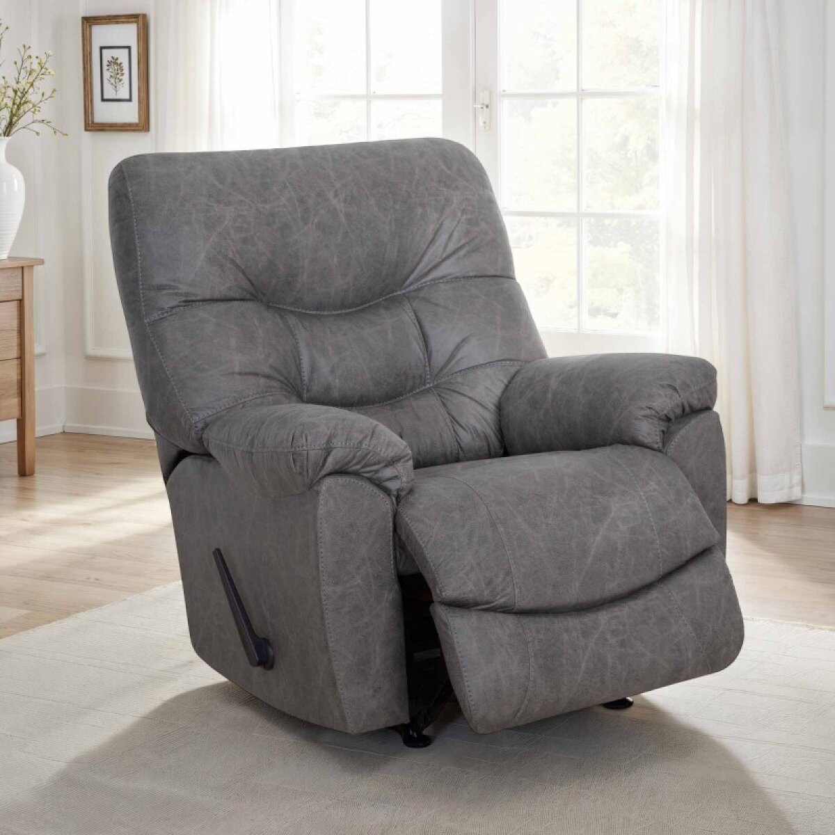 c6a53d338625fc8b862fc3551d361ac4 4295-33 Wessex Rocker Recliner W/ Wand Control, Massage, Heat, Usb-a Charger 4295-33 - Image 1