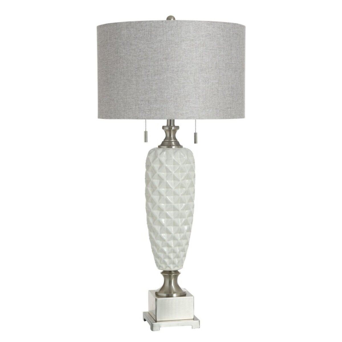 c75022774ccc0bd852242bfbdc986c1d Cadier Silver Ceramic Table Lamp - Image 1