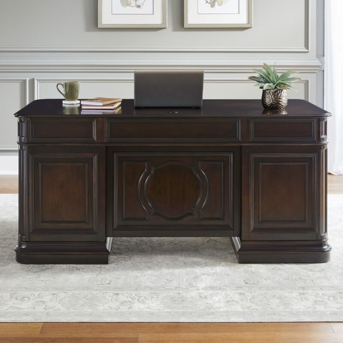 c75da4aa2b418782743a18429e735aee Brayton Manor Jr Executive Desk Base - Image 1