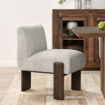 Chelsea Upholstered/wood Dining Chair - Pixel Ivory - Image 7