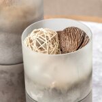 Ellery Medium Metallic smoke hurricane Globes - Image 6