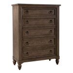Americana Farmhouse King California Sleigh Bed, Dresser & Mirror, Chest - Image 4