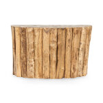 Norwest Solid Wood Rectangle Console Table - Natural - Image 3