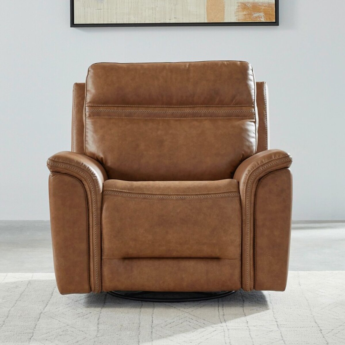 c9166a2b73e8501a042094d73576f71c Cooper SG Recliner P3 - Camel - Image 1