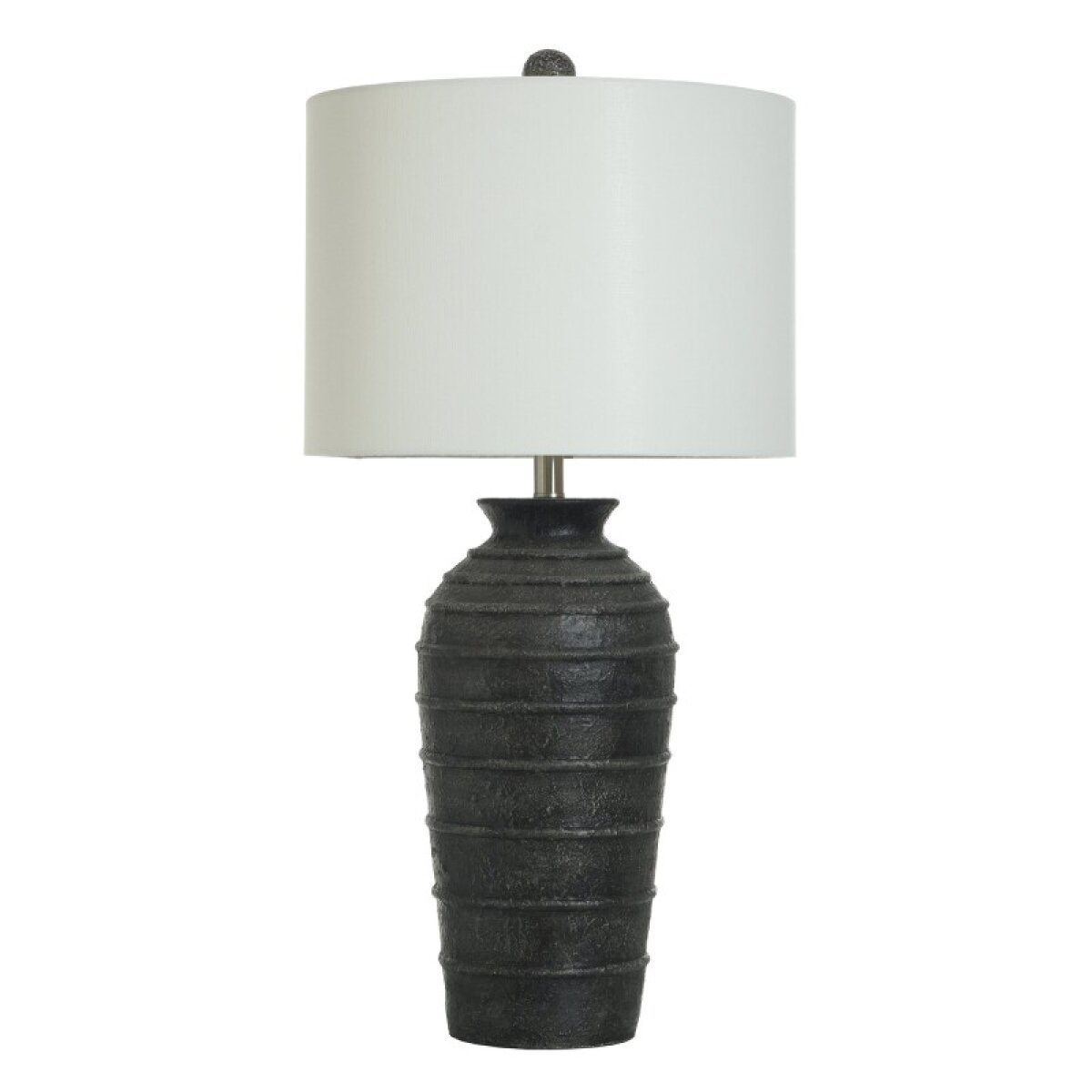 c947e43cfaa8bd2b8541cf714f712076 Matte Black Polyresin Body Table Lamp 150 Watts - Image 1