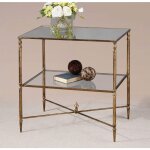 Henzler Lamp Table, Gold - Image 7