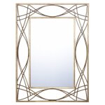 Antique Gold Metal Wall Mirror