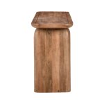 Chloe Solid Wood Rectangle Console Table - Hickory Brown - Image 4