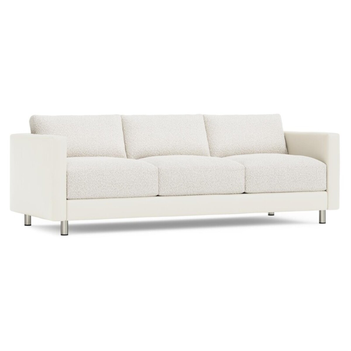 ca7ecb0217ae63f2e943cdf5d788d6b3 Dakota Leather-Fabric Sofa Without Pillows - Image 1