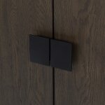 Deaven Solid Wood 4dr Buffet - Toasted Brown - Image 6