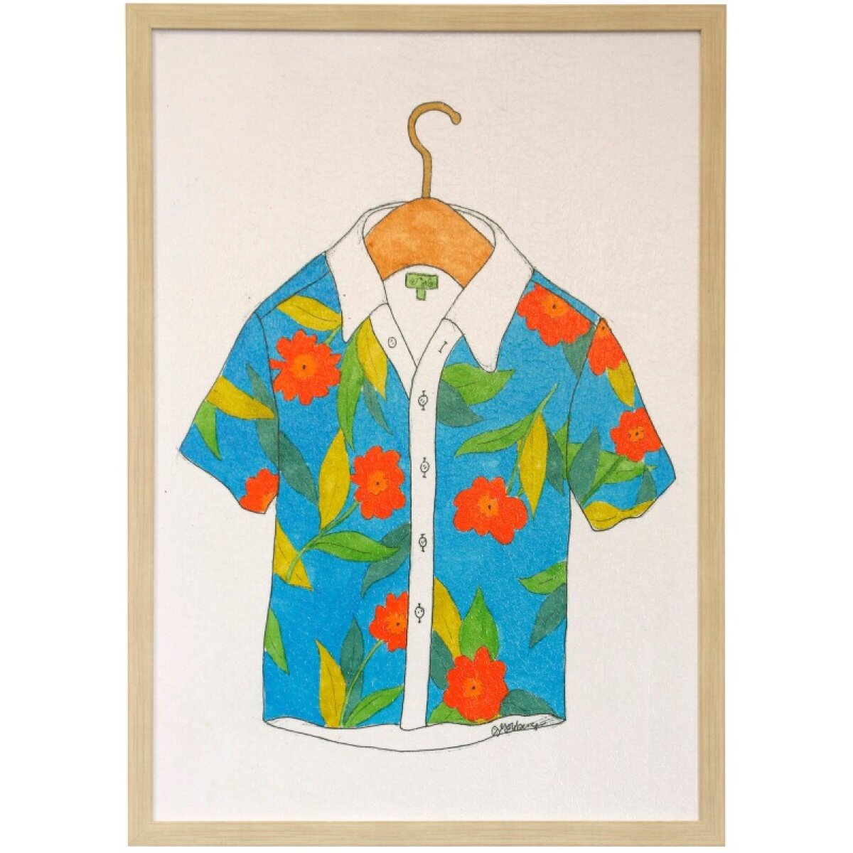 cb0f70ef10519a4399967c209cf63175 Beach Wear Iv Textured Framed Print Dann Foley Lifestyle Collection - Image 1