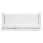 Albion Fabric Sofa Without Pillows - Image 2