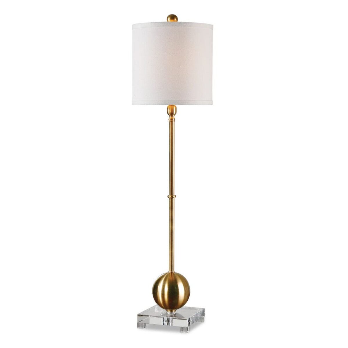cd5a0960e71df463ac939f457c931cff Laton Buffet Lamp, Brass - Image 1
