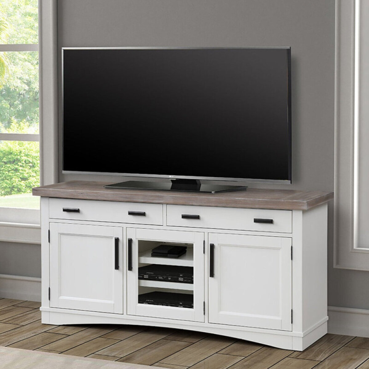 cde32bb258ef35b468c8c1191122defd Americana Modern - Cotton 63" Tv Console - Image 1