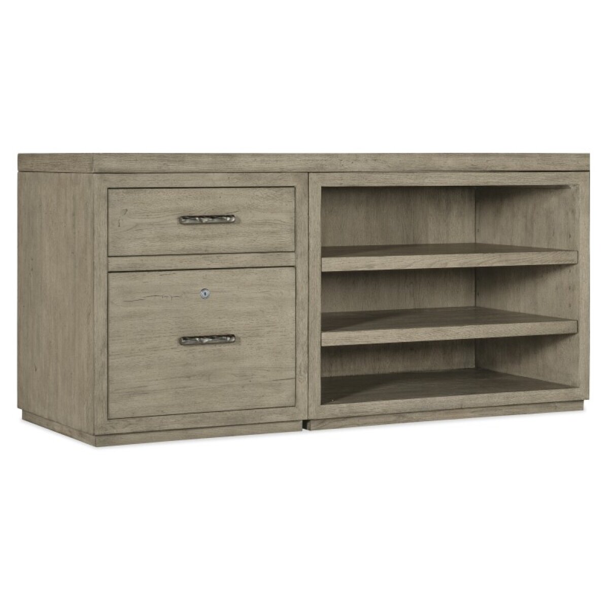ce1fde1741bdaacb8f154fe9ac3faeb4 Home Office Linville Falls Credenza - 60in Top-Small File and Open - Image 1